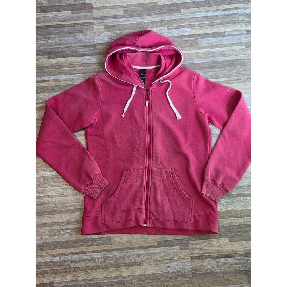 🇬🇪🍑Avalanche Coral Fleece Lined Zippered Front Hoodie Sweatshirt Large - Picture 2 of 12